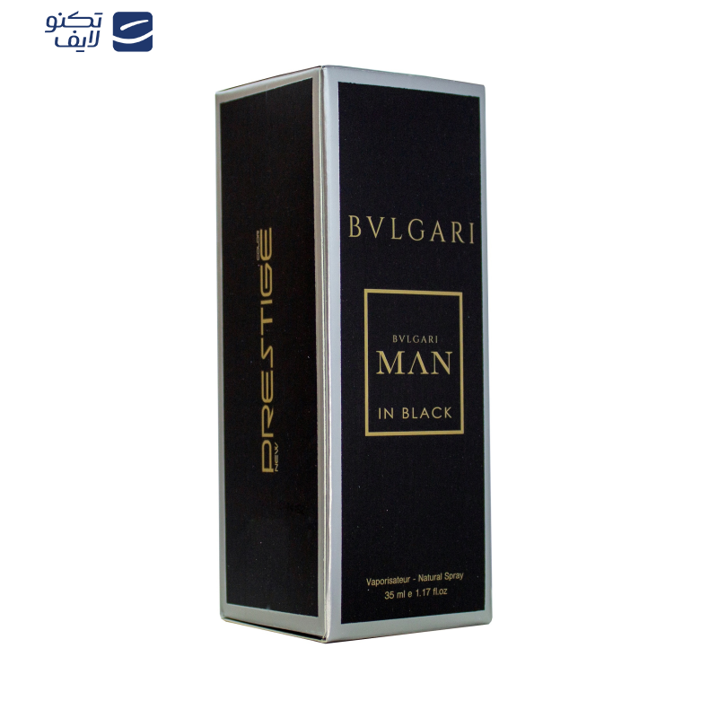 عطر جیبی مردانه پرستیژ مدل Bvlgari Man In Black حجم 35 میلی لیتر عطر جیبی مردانه پرستیژ مدل Bvlgari Man In Black حجم 35 میلی لیتر