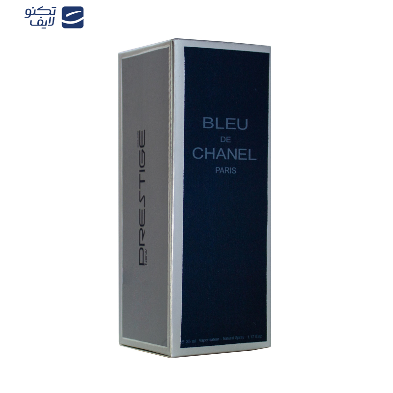 عطر جیبی مردانه نیو پرستیژ کالر مدل Bleu De Chanel حجم 35 میلی لیتر عطر جیبی مردانه نیو پرستیژ کالر مدل Bleu De Chanel حجم 35 میلی لیتر