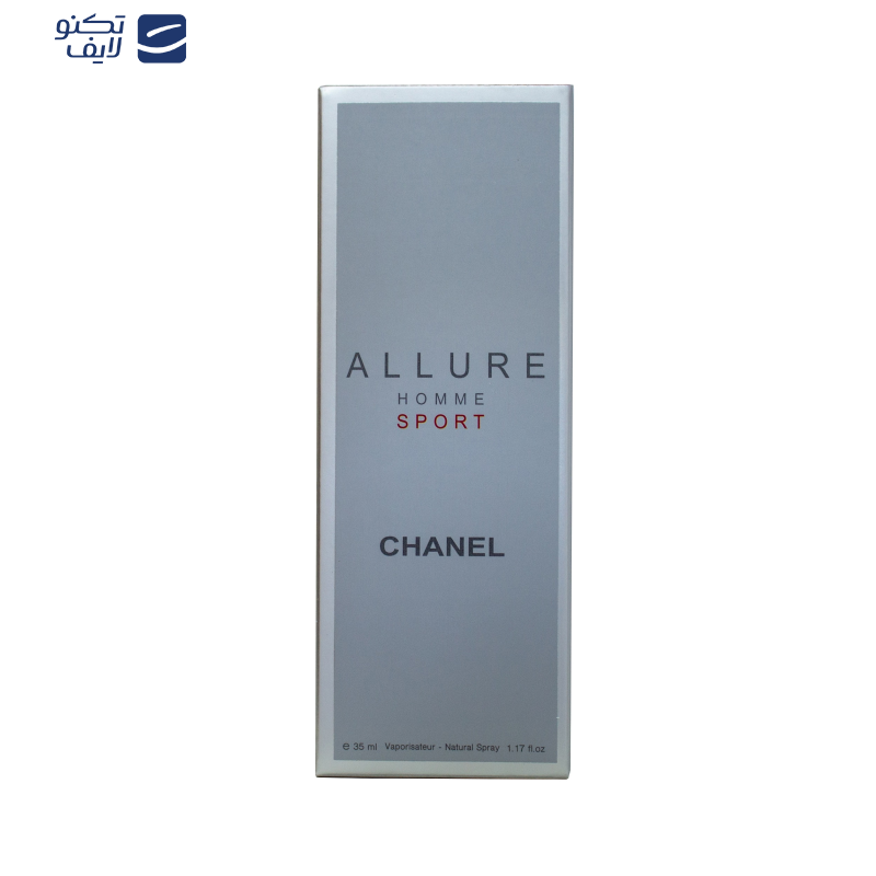 عطر جیبی مردانه نیو پرستیژ کالر مدل Allure Sport Chanel حجم 35 میلی لیتر عطر جیبی مردانه نیو پرستیژ کالر مدل Allure Sport Chanel حجم 35 میلی لیتر