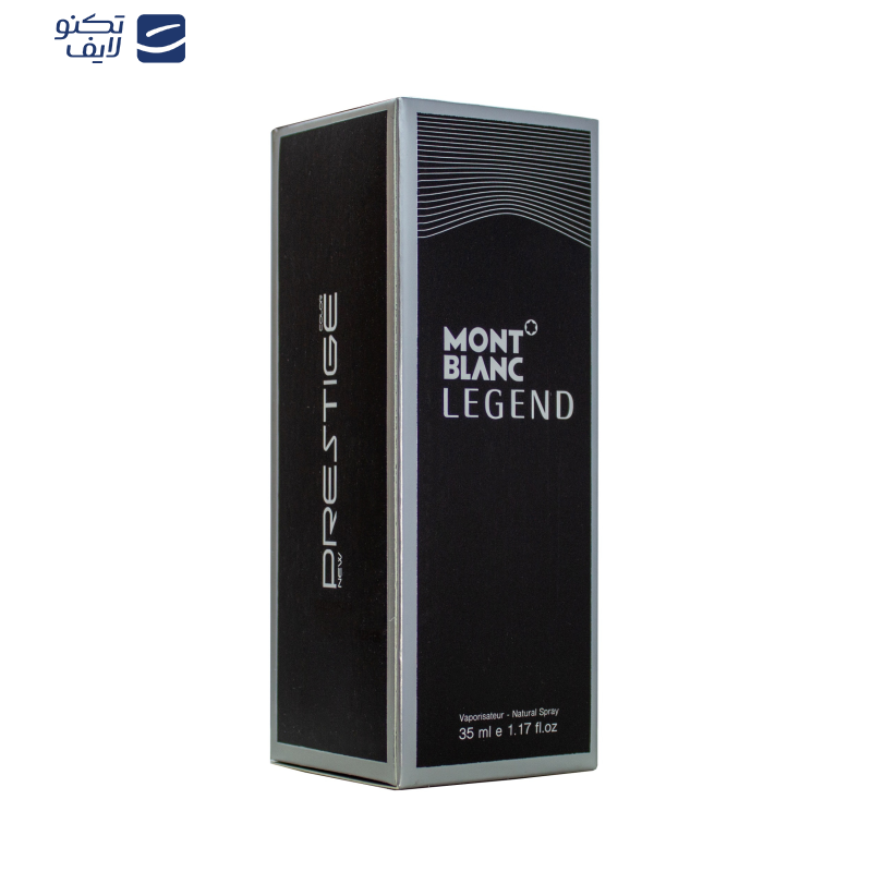 عطر جیبی مردانه نیو پرستیژ کالر مدل Mont Blanc Legend حجم 35 میلی لیتر عطر جیبی مردانه نیو پرستیژ کالر مدل Mont Blanc Legend حجم 35 میلی لیتر