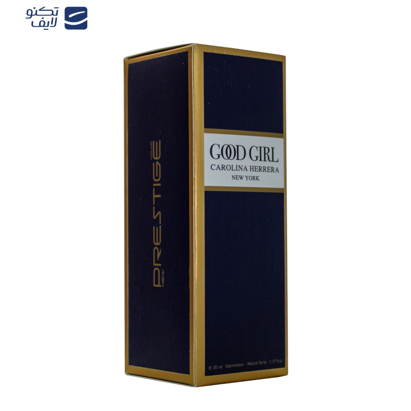 عطر جیبی زنانه نیو پرستیژ کالر مدل Good Girl حجم 35 میلی لیتر عطر جیبی زنانه نیو پرستیژ کالر مدل Good Girl حجم 35 میلی لیتر