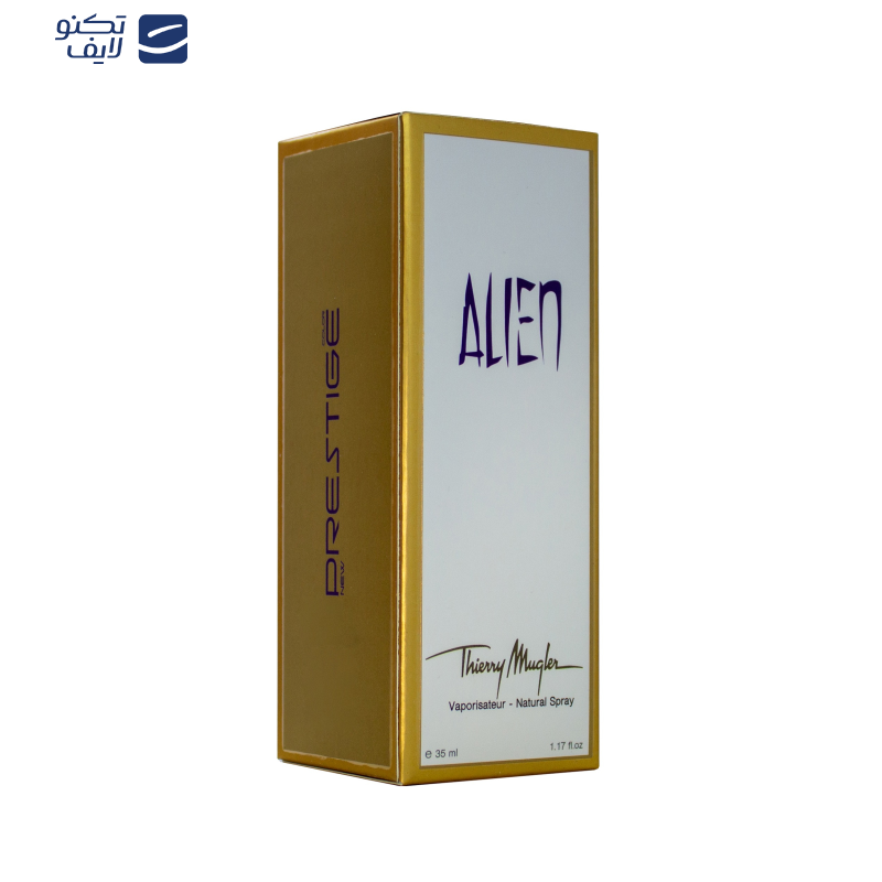 عطر جیبی زنانه نیو پرستیژ کالر  مدل Alien حجم 35 میلی لیتر