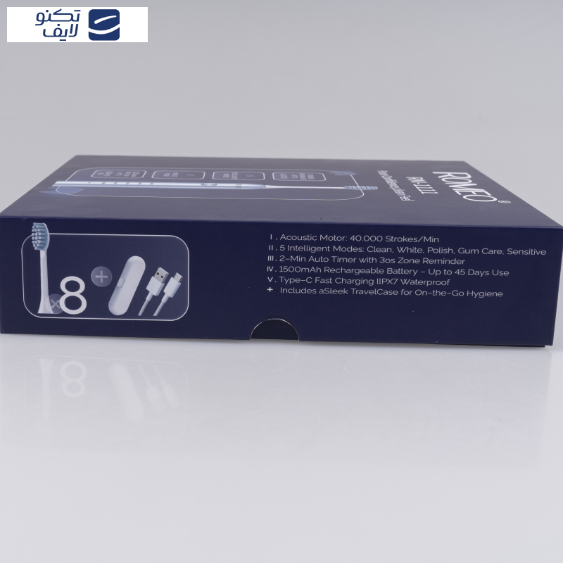 مسواک برقی رومئو مدل Rm-1111 به همراه ۸ سری یدک مسواک برقی رومئو مدل Rm-1111 به همراه ۸ سری یدک