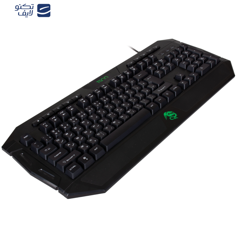 کیبورد گیمینگ تسکو مدل TK 8124، سوییچ ممبران، Full-Size، نورپردازی RGB LED کیبورد گیمینگ تسکو مدل TK 8124، سوییچ ممبران، Full-Size، نورپردازی RGB LED