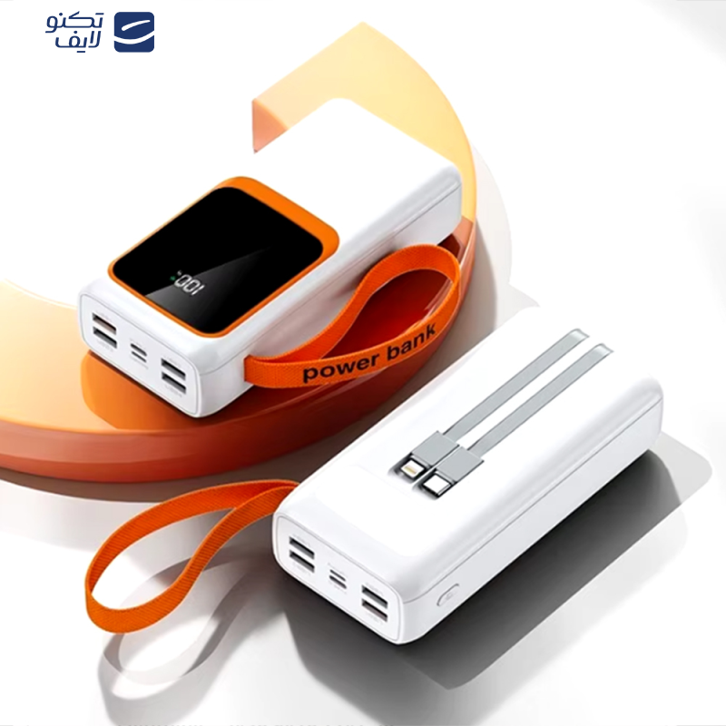 پاوربانک پی زد ایکس مدل V28 Fast Charge 22.5W Cabled ظرفیت 30000 میلی آمپر ساعت پاوربانک پی زد ایکس مدل V28 Fast Charge 22.5W Cabled ظرفیت 30000 میلی آمپر ساعت