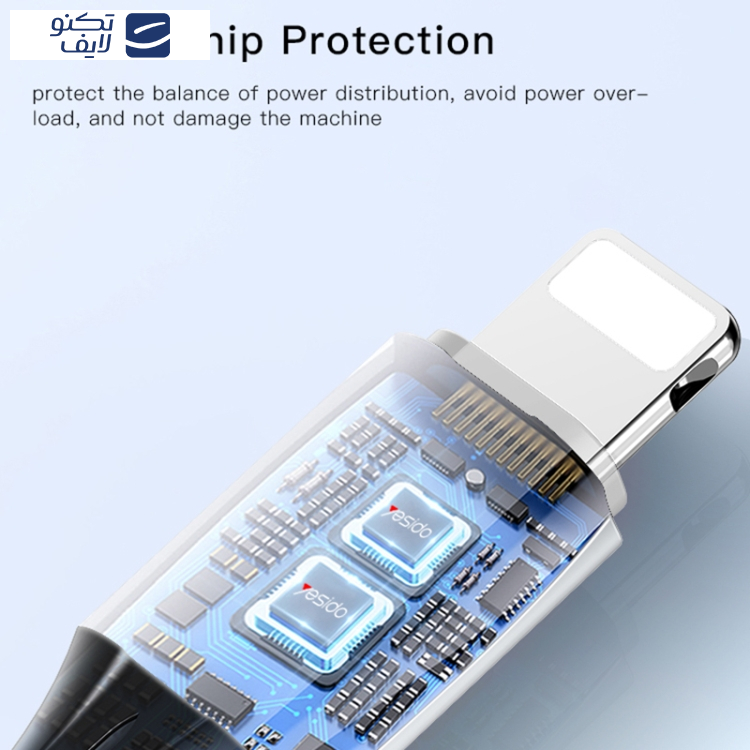 کابل تبدیل USB به لایتنینگ یسیدو مدل CA93 طول 1.2 متر کابل تبدیل USB به لایتنینگ یسیدو مدل CA93 طول 1.2 متر