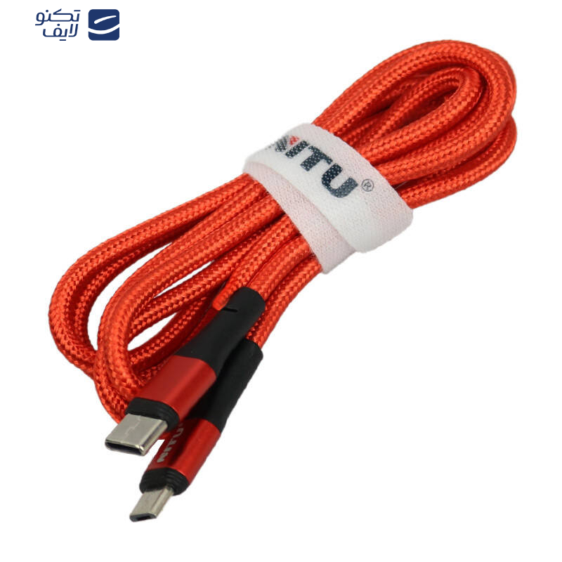کابل تبدیل USB-C به microUSB نیتو مدل NC126 طول 1.2 متر کابل تبدیل USB-C به microUSB نیتو مدل NC126 طول 1.2 متر