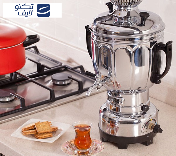 سماور گازسوز عالی نسب مدل Pegah ظرفیت 4 لیتر