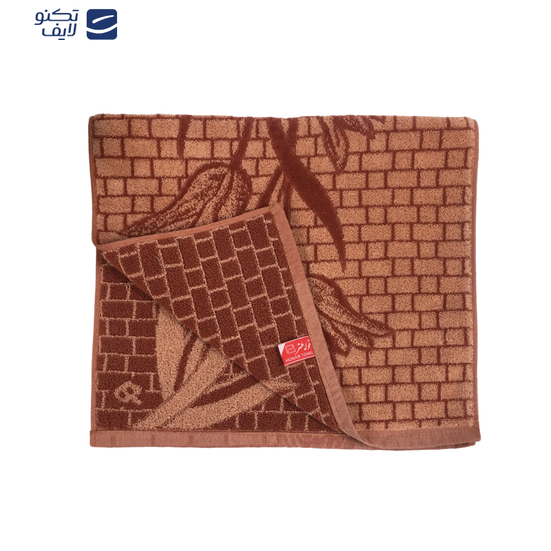 حوله دستی حوله هنر مدل گل ارکیده سایز 75x42 سانتی متر حوله دستی حوله هنر مدل گل ارکیده سایز 75x42 سانتی متر