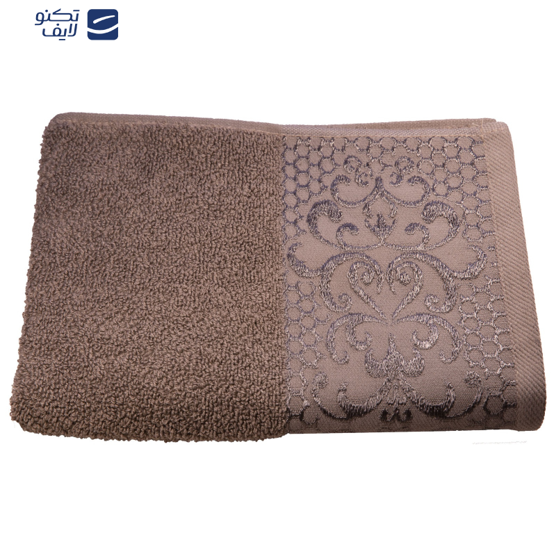 حوله دستی بهبافت آذر مدل گل سایز 40x80 سانتی متر حوله دستی بهبافت آذر مدل گل سایز 40x80 سانتی متر