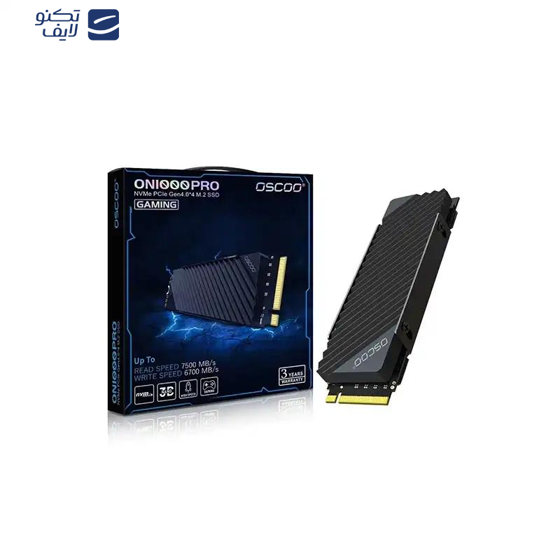 اس اس دی اینترنال PCIe 4.0 اوسکو مدل ON1000 PRO ظرفیت یک ترابایت اس اس دی اینترنال PCIe 4.0 اوسکو مدل ON1000 PRO ظرفیت یک ترابایت
