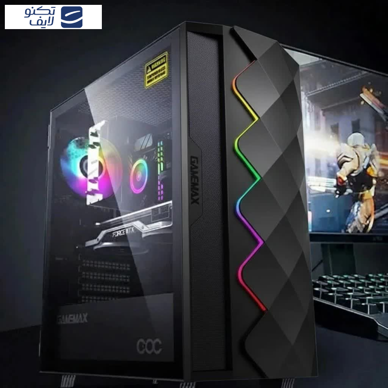 کامپیوتر دسکتاپ گیم مکس مدل Diamond Black-GAMING-PcPishro کامپیوتر دسکتاپ گیم مکس مدل Diamond Black-GAMING-PcPishro
