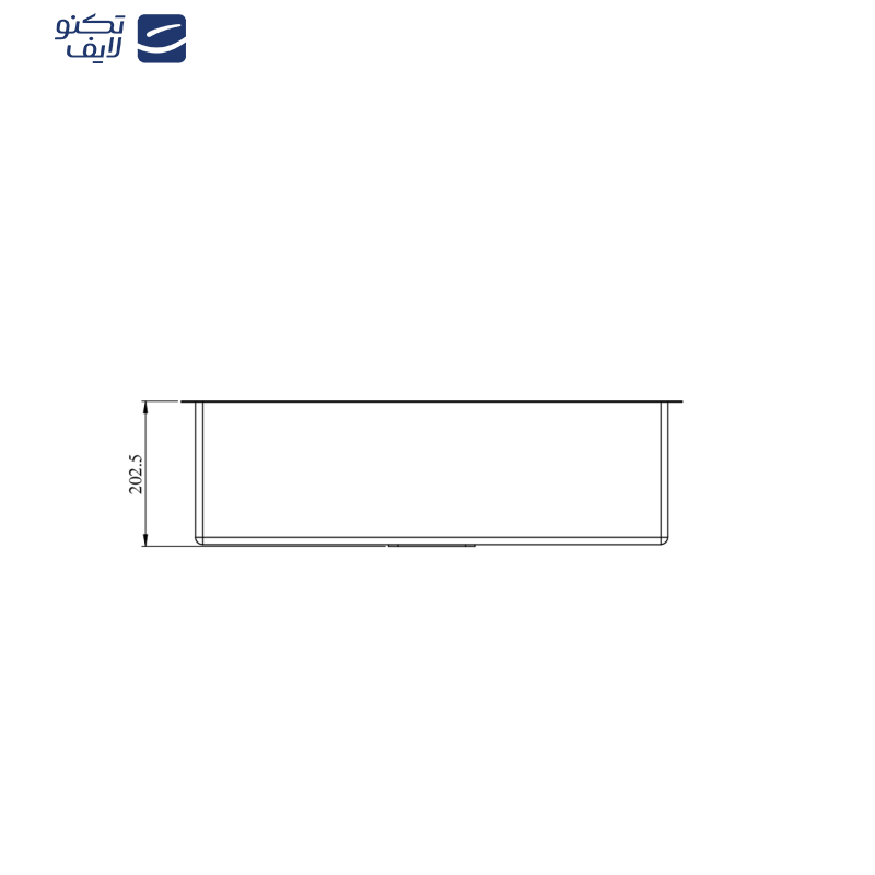 سینک ظرفشویی استیل کن مدل A4070 R10 سینک ظرفشویی استیل کن مدل A4070 R10