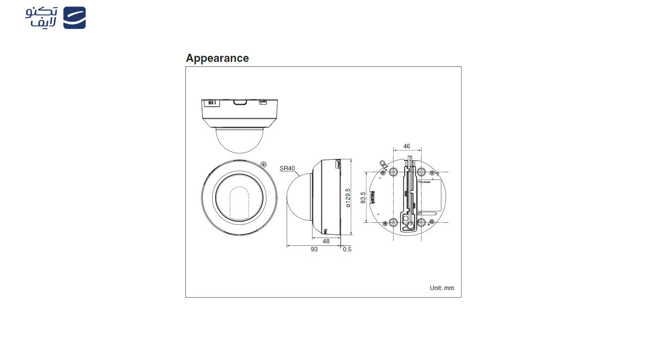 دوربین مداربسته آنالوگ پاناسونیک مدل WV-CF364E دوربین مداربسته آنالوگ پاناسونیک مدل WV-CF364E