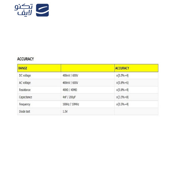 مولتی متر دیجیتال زویی مدل VC921 مولتی متر دیجیتال زویی مدل VC921