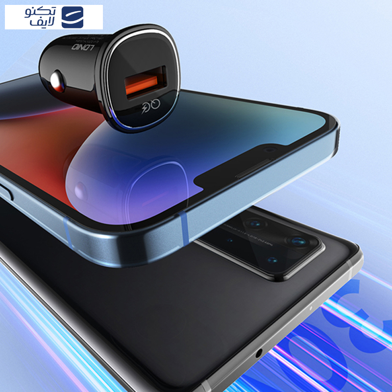 شارژر فندکی 30 وات الدینیو مدل C105 به همراه کابل USB-C شارژر فندکی 30 وات الدینیو مدل C105 به همراه کابل USB-C