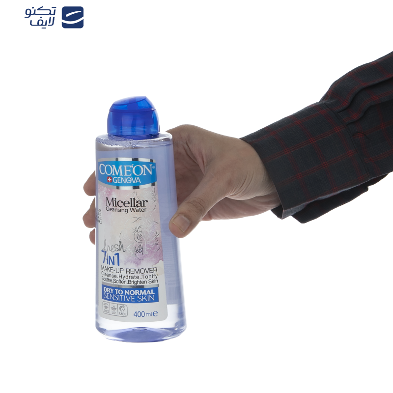 آب پاک کننده آرایش صورت کامان مدل DRY SKIN حجم 400 میلی لیتر آب پاک کننده آرایش صورت کامان مدل DRY SKIN حجم 400 میلی لیتر