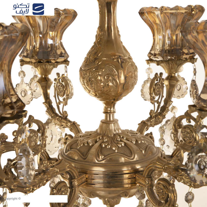 لوستر 6 شعله شاهان تک کد B/8028 لوستر 6 شعله شاهان تک کد B/8028