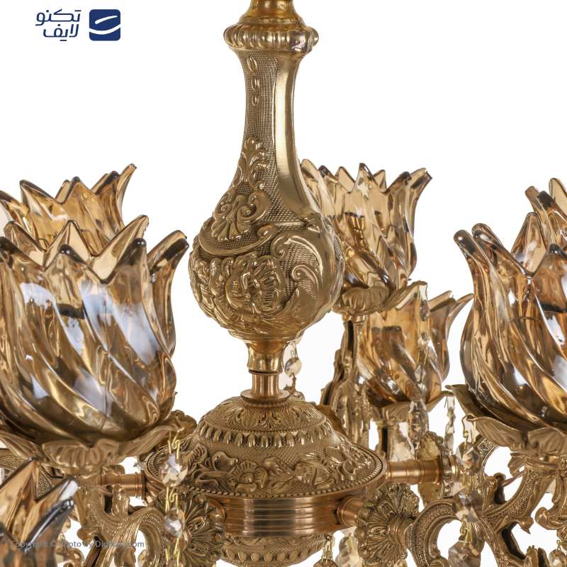 لوستر 12 شعله شاهان تک کد PLK.8013 لوستر 12 شعله شاهان تک کد PLK.8013