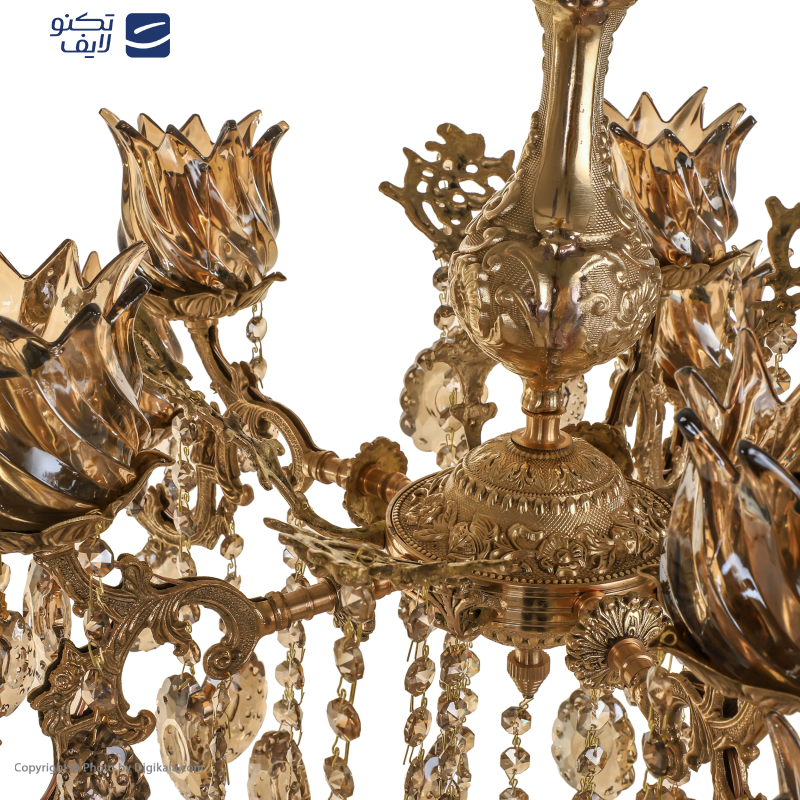 لوستر 10 شعله شاهان تک کد B.8050 لوستر 10 شعله شاهان تک کد B.8050