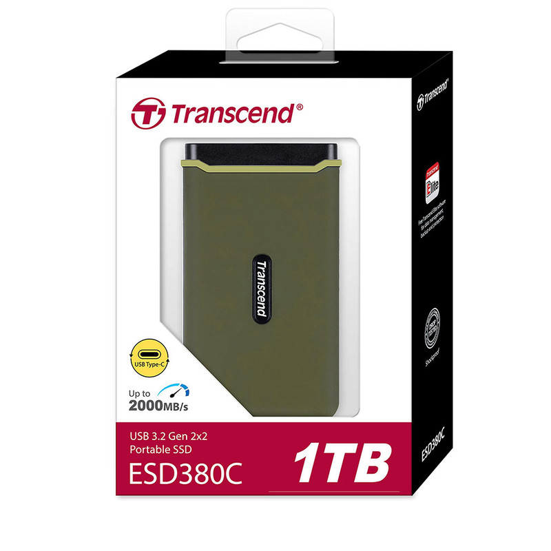 حافظهی SSD اکسترنال ترنسند مدل ESD380C ظرفیت 1 ترابایت حافظهی SSD اکسترنال ترنسند مدل ESD380C ظرفیت 1 ترابایت