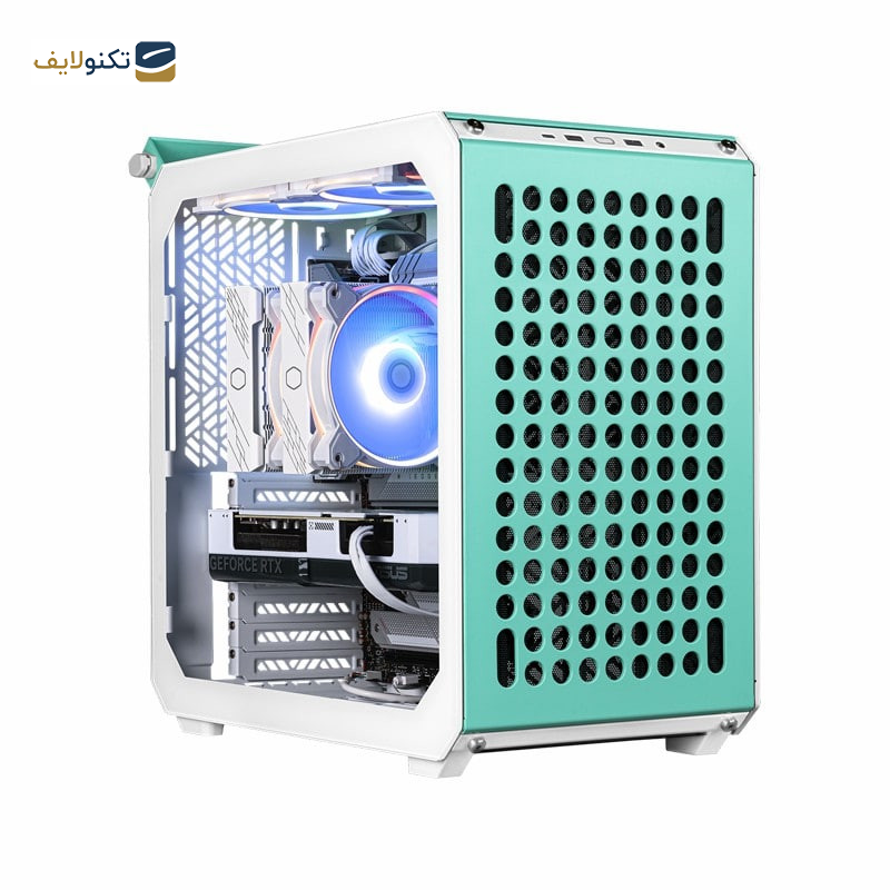 کیس کامپیوتر کولر مستر مدل QUBE 500 FLATPACK MACARON EDITION کیس کامپیوتر کولر مستر مدل QUBE 500 FLATPACK MACARON EDITION