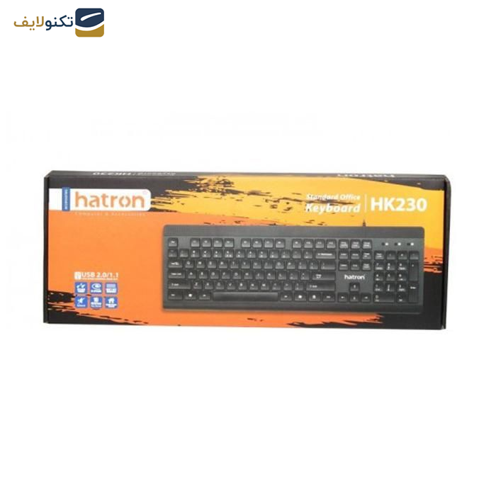 کیبورد هترون مدل HK230 کیبورد هترون مدل HK230