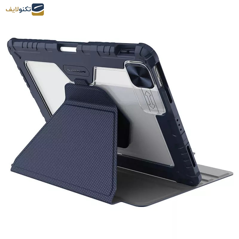 کیف کلاسوری نیلکین مدل Camshield Bumper SnapSafe مناسب برای تبلت اپل iPad Air 13 2024 / iPad Pro 12.9 2022 / 2021 / 2020 کیف کلاسوری نیلکین مدل Camshield Bumper SnapSafe مناسب برای تبلت اپل iPad Air 13 2024 / iPad Pro 12.9 2022 / 2021 / 2020