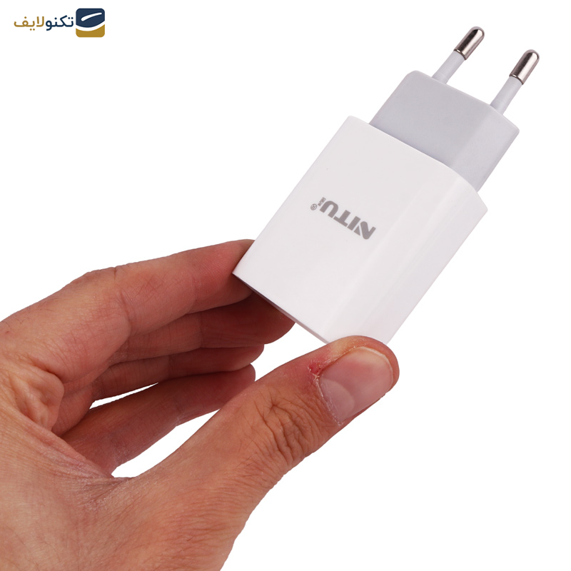 شارژر دیواری 12 وات نیتو مدل TC066 به همراه کابل لایتنینگ شارژر دیواری 12 وات نیتو مدل TC066 به همراه کابل لایتنینگ