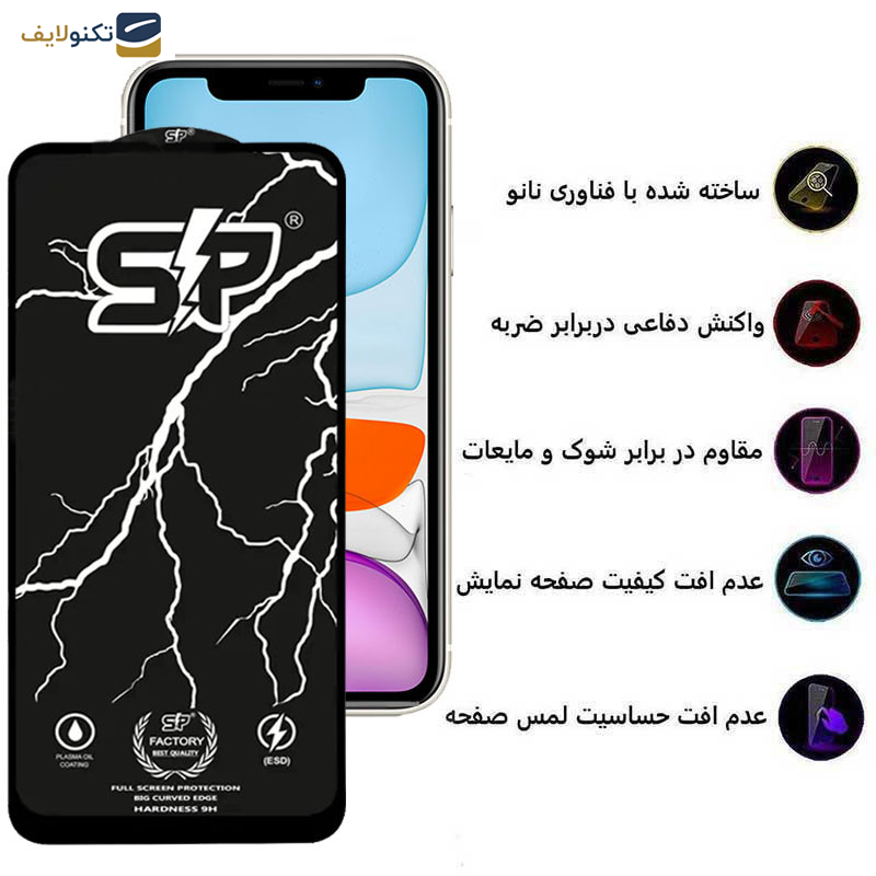 محافظ صفحه نمایش اپیکوی مدل SP Factory مناسب برای گوشی موبایل اپل iPhone 11/XR محافظ صفحه نمایش اپیکوی مدل SP Factory مناسب برای گوشی موبایل اپل iPhone 11/XR