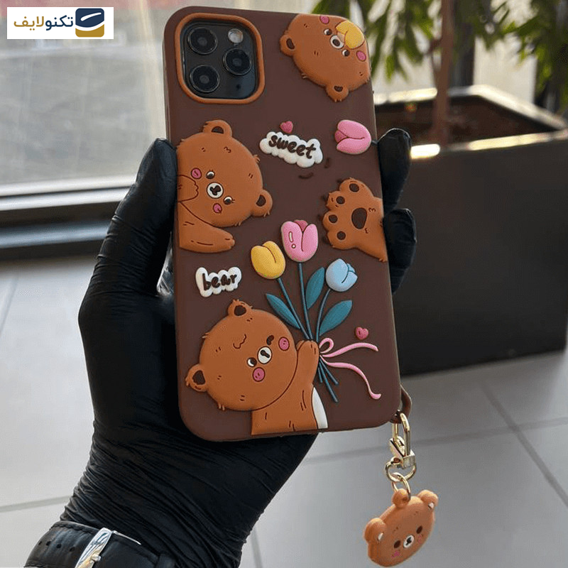 کاور اپیکوی مدل Chubby Bear مناسب برای گوشی موبایل اپل iPhone 12 Pro Max به همراه آویز کاور اپیکوی مدل Chubby Bear مناسب برای گوشی موبایل اپل iPhone 12 Pro Max به همراه آویز