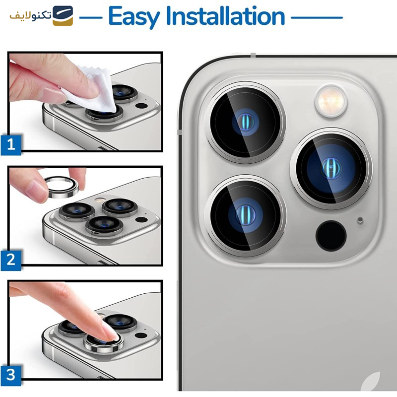 محافظ لنز دوربین کرا فیلم مدل رینگی کد 01 مناسب برای گوشی موبایل اپل iPhone 13 Pro / 13 Pro Max محافظ لنز دوربین کرا فیلم مدل رینگی کد 01 مناسب برای گوشی موبایل اپل iPhone 13 Pro / 13 Pro Max