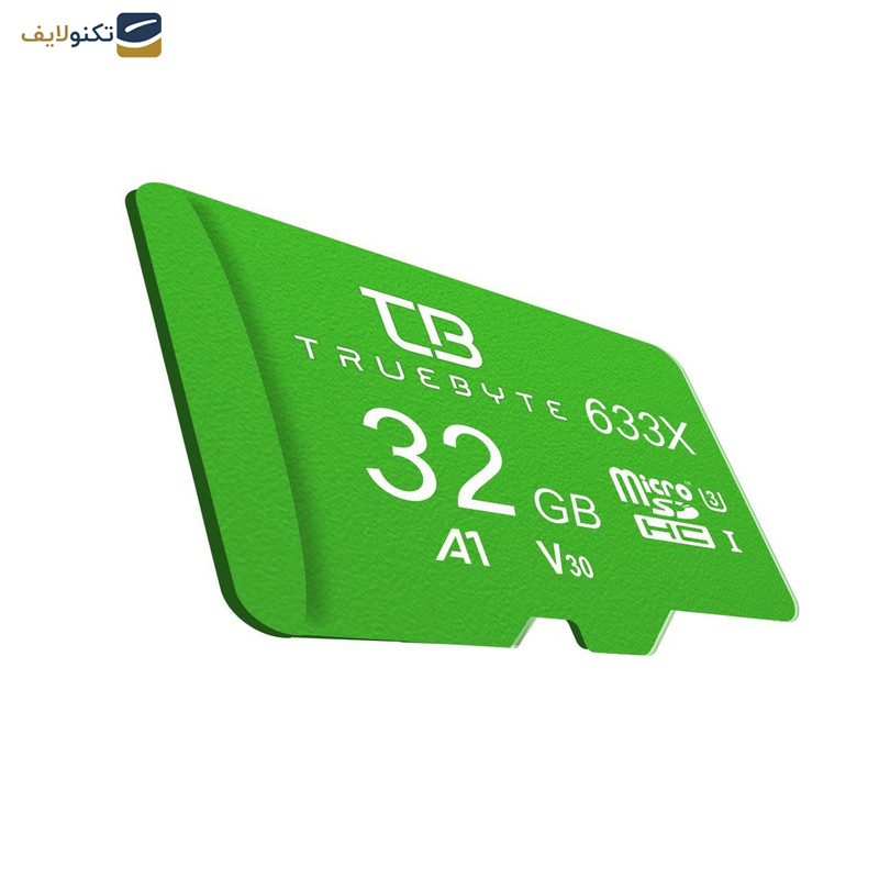 کارت حافظه microSD HC تروبایت مدل 633X-A1-V30 کلاس 10 استاندارد UHS-I U3 ظرفیت 32 گیگابایت به همراه کارت خوان کارت حافظه microSD HC تروبایت مدل 633X-A1-V30 کلاس 10 استاندارد UHS-I U3 ظرفیت 32 گیگابایت به همراه کارت خوان
