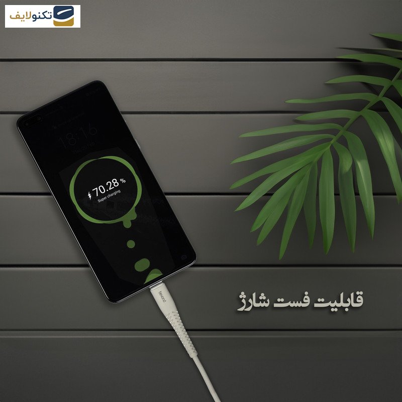 کابل تبدیل USB به MicroUSB بیاند مدل BUM-301LT FAST CHARGE طول 1 متر کابل تبدیل USB به MicroUSB بیاند مدل BUM-301LT FAST CHARGE طول 1 متر
