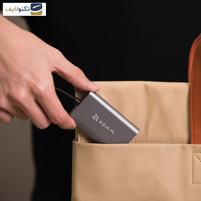 هاب 4 پورت USB-C آدام المنتس مدل Casa A01m