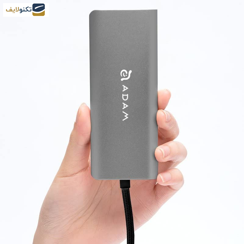 هاب 6 پورت USB-C آدام المنتس مدل CASA A01