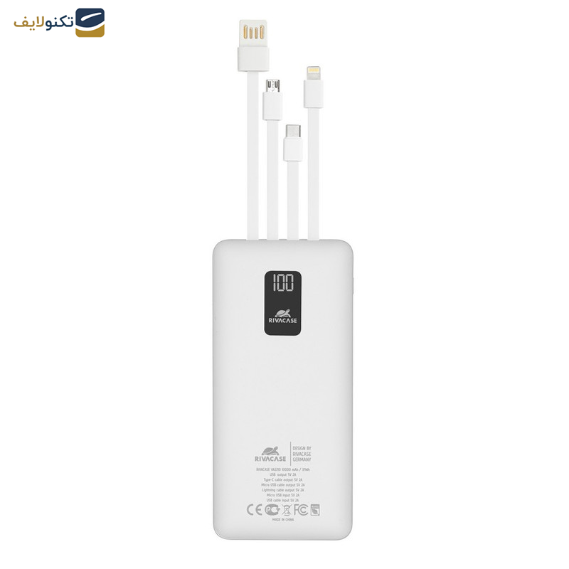 پاوربانک ریواکیس مدل VA2210 ظرفیت 10000 میلی آمپر ساعت پاوربانک ریواکیس مدل VA2210 ظرفیت 10000 میلی آمپر ساعت