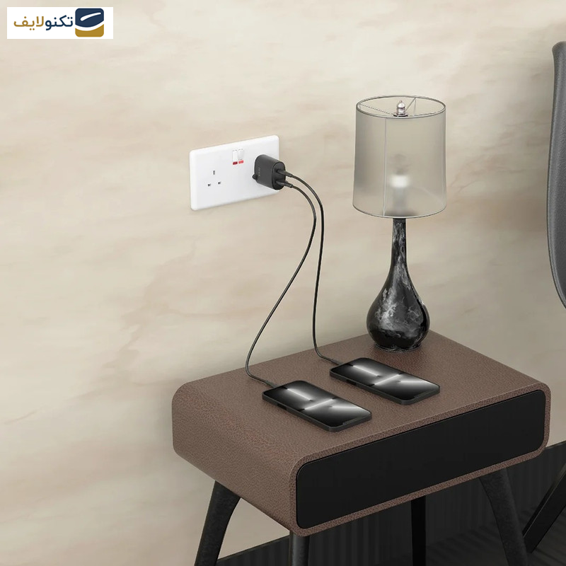 شارژر دیواری 20 وات پاوا مدل Solid Travel Charger به همراه کابل USB-C شارژر دیواری 20 وات پاوا مدل Solid Travel Charger به همراه کابل USB-C