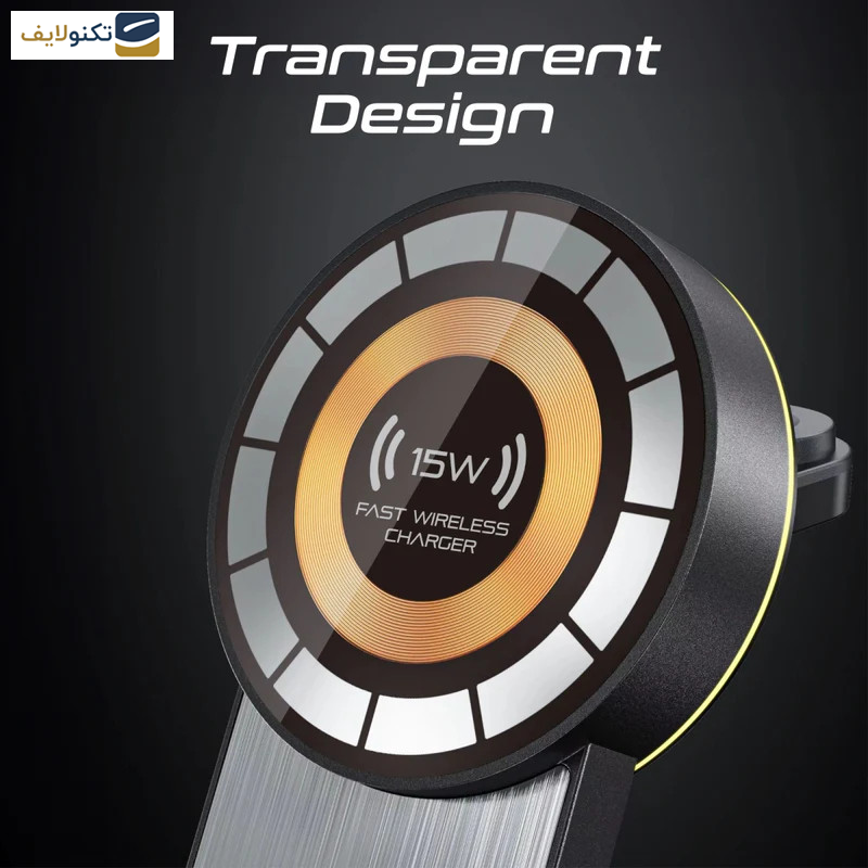 شارژر بی سیم پرومیت مدل TRANSFOLD.BLK شارژر بی سیم پرومیت مدل TRANSFOLD.BLK