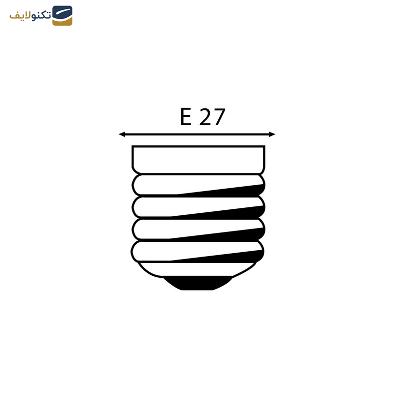 لامپ 25 وات شی کاریزما مدل ارسلان پایه E27