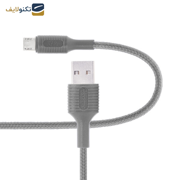کابل تبدیل USB به micro USB شی کاریزما مدل صبا طول 1.2 متر کابل تبدیل USB به micro USB شی کاریزما مدل صبا طول 1.2 متر