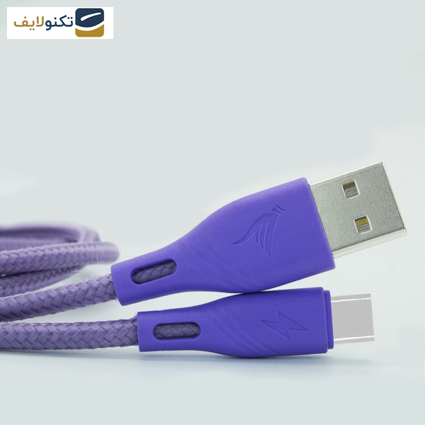 کابل تبدیل USB به USB-C شی کاریزما مدل یگانه طول 1.8متر کابل تبدیل USB به USB-C شی کاریزما مدل یگانه طول 1.8متر