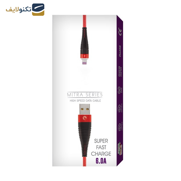 کابل تبدیل USB به USB-C شی کاریزما مدل میترا 1.2 متر کابل تبدیل USB به USB-C شی کاریزما مدل میترا 1.2 متر
