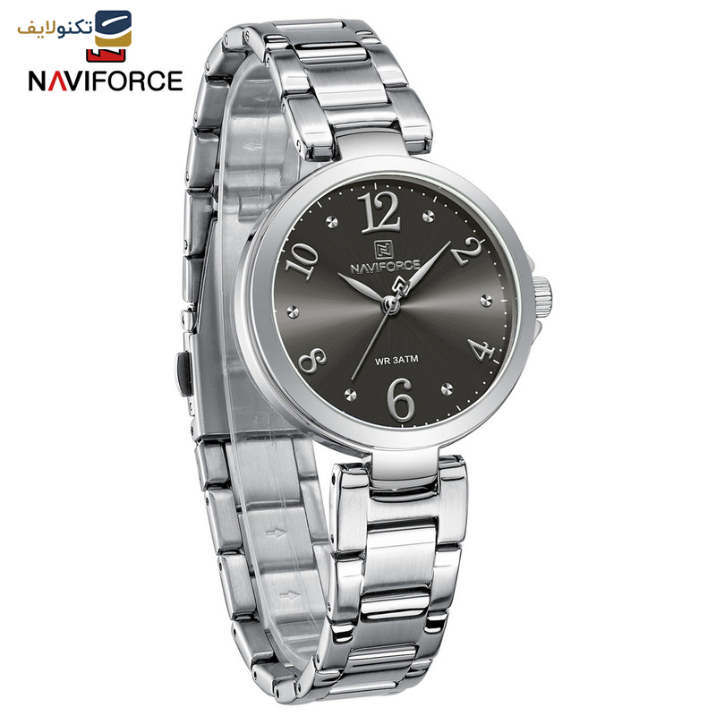 ساعت مچی عقربه ای زنانه نیوی فورس مدل NF5031 BSS ساعت مچی عقربه ای زنانه نیوی فورس مدل NF5031 BSS