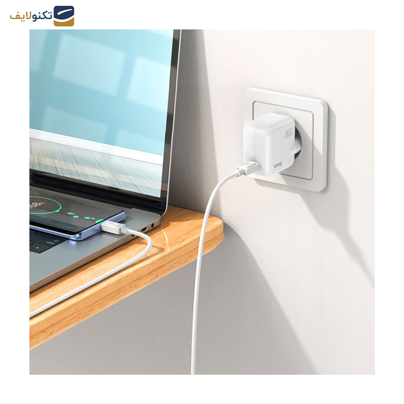 شارژر دیواری 30 وات هوکو مدل C112A PD به همراه کابل تبدیل تایپ سی شارژر دیواری 30 وات هوکو مدل C112A PD به همراه کابل تبدیل تایپ سی