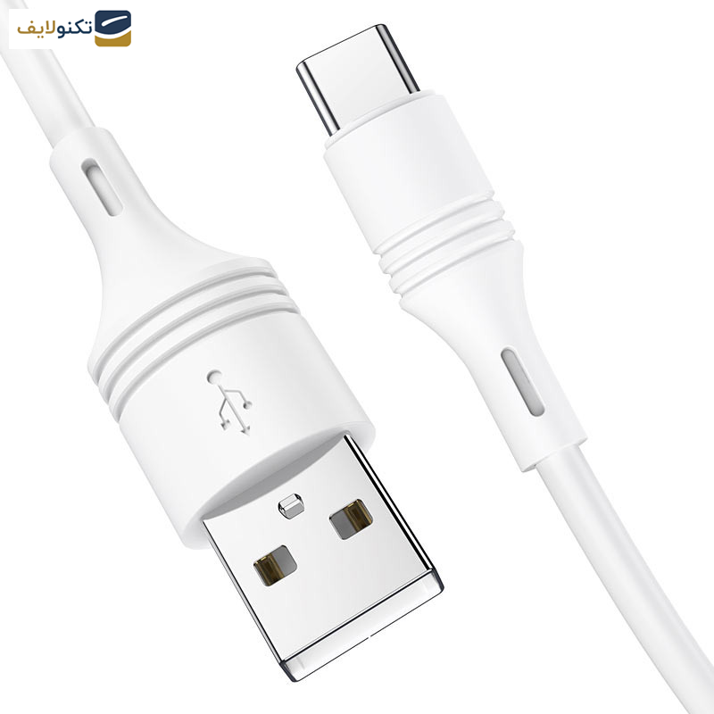 کابل تبدیل USB به USB-C بروفون مدل BX43 طول 1 متر کابل تبدیل USB به USB-C بروفون مدل BX43 طول 1 متر