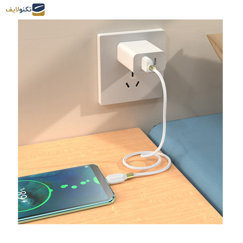 کابل تبدیل USB به USB-C بروفون مدل BX59 طول 1 متر کابل تبدیل USB به USB-C بروفون مدل BX59 طول 1 متر