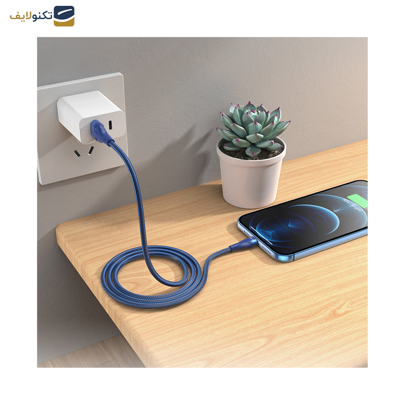کابل تبدیل USB به لایتنینگ بروفون مدل BX61 طول 1 متر کابل تبدیل USB به لایتنینگ بروفون مدل BX61 طول 1 متر