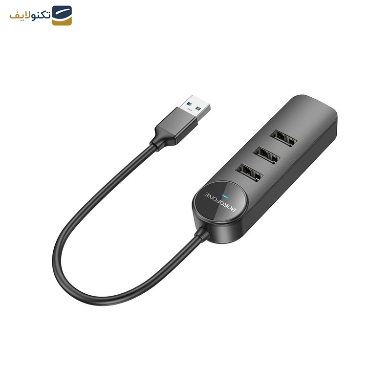 هاب 4 پورت USB-A بروفون مدل DH5 4IN1 طول 1.2متر هاب 4 پورت USB-A بروفون مدل DH5 4IN1 طول 1.2متر