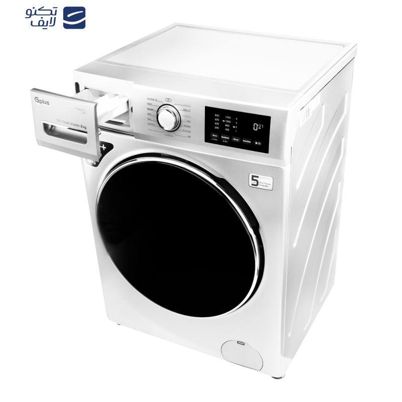 ماشین لباسشویی جی پلاس مدل GWM-P8220W ظرفیت ۸ کیلوگرم ماشین لباسشویی جی پلاس مدل GWM-P8220W ظرفیت ۸ کیلوگرم
